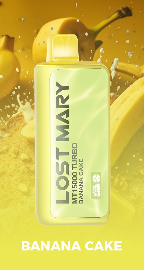 LOST MARY MT15000 Disposable Vape-Banana Cake